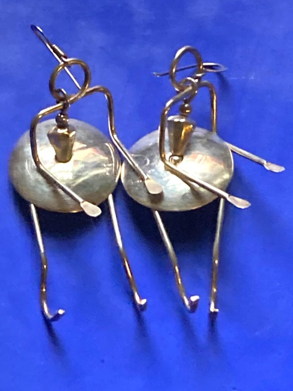 Delightful dancer earrings in sterling silver